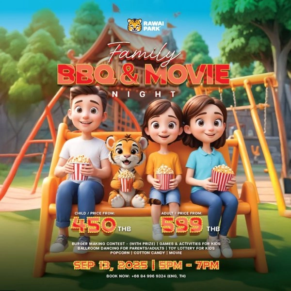 Family Bbq & Movie Night